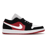 Air Jordan 1 Low Black White Gym Red - Sneakerzone