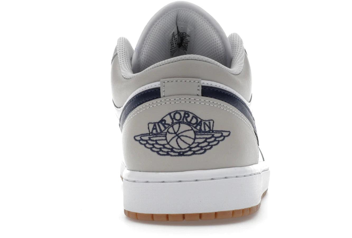 Air Jordan 1 Low Midnight Navy Neutral Grey - Sneakerzone