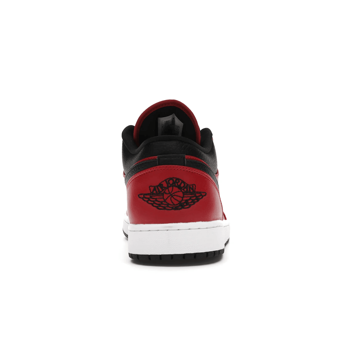 Air Jordan 1 Low Reverse Bred Pebbled Swoosh - Sneakerzone