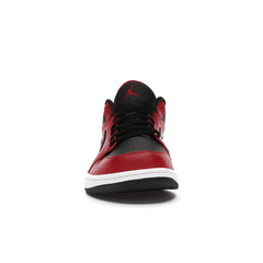 Air Jordan 1 Low Reverse Bred Pebbled Swoosh - Sneakerzone
