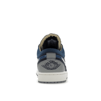 Air Jordan 1 Low SE Craft Obsidian French Blue Ashen Slate White - Sneakerzone
