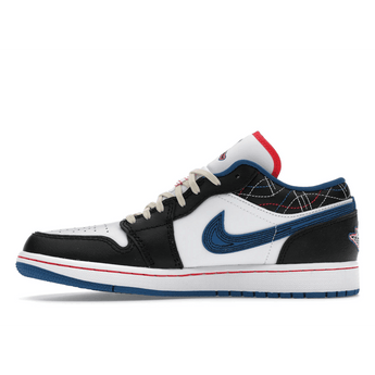 Air Jordan 1 Low SE Industrial Blue Sashiko - Sneakerzone
