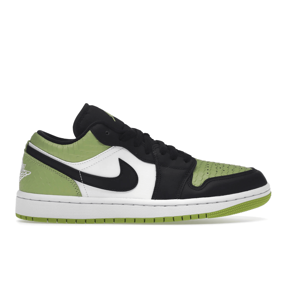Air Jordan 1 Low Snakeskin Vivid Green - Sneakerzone