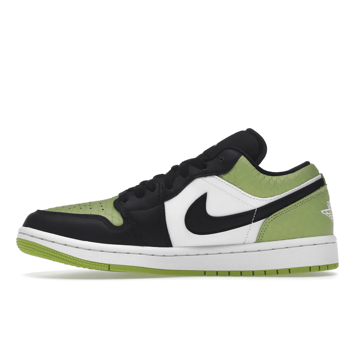 Air Jordan 1 Low Snakeskin Vivid Green - Sneakerzone