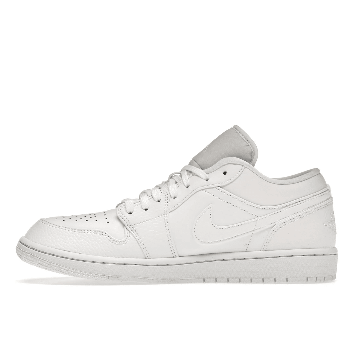 Air Jordan 1 Low Triple White Tumbled Leather - Sneakerzone