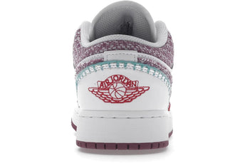 Air Jordan 1 Low White Light Bordeuax - Sneakerzone