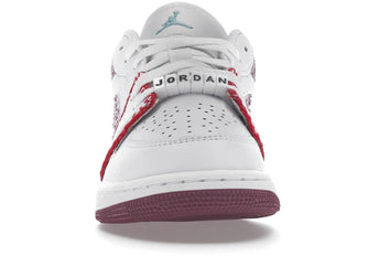 Air Jordan 1 Low White Light Bordeuax - Sneakerzone