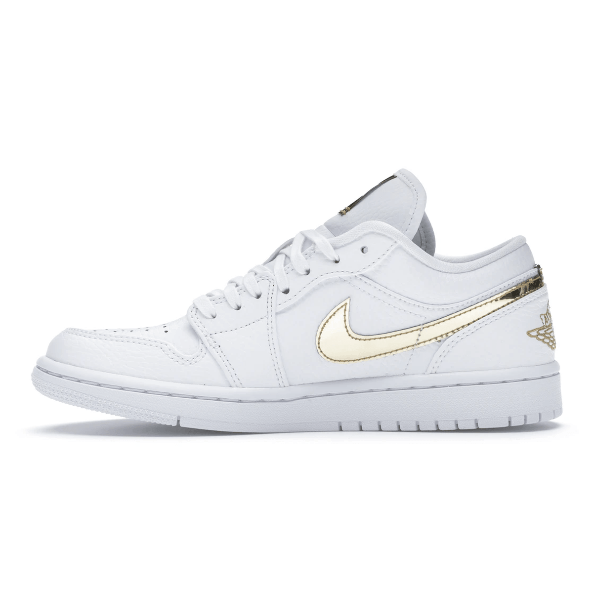 Air Jordan 1 Low White Metallic Gold - Sneakerzone