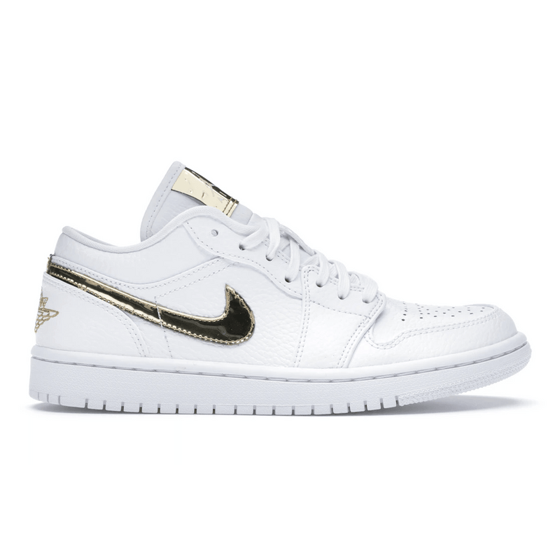 Air Jordan 1 Low White Metallic Gold product image