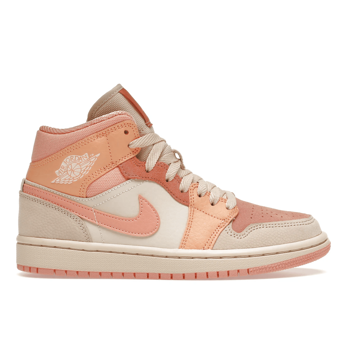 Air Jordan 1 Mid Apricot Orange - Sneakerzone