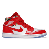 Air Jordan 1 Mid Barcelona Sweater Red Patent - Sneakerzone