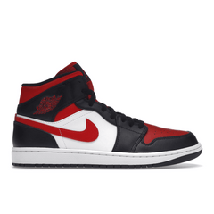 Air Jordan 1 Mid Black Fire Red - Sneakerzone