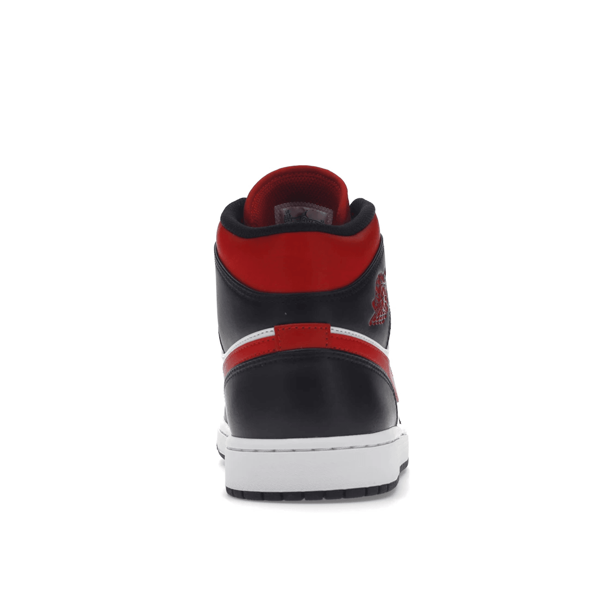 Air Jordan 1 Mid Black Fire Red - Sneakerzone
