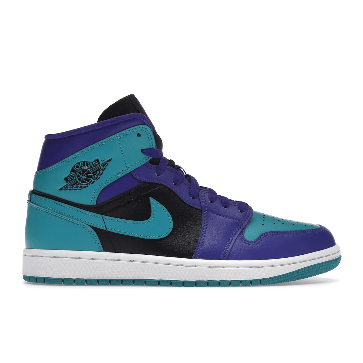 Air Jordan 1 Mid Black Grape - Sneakerzone