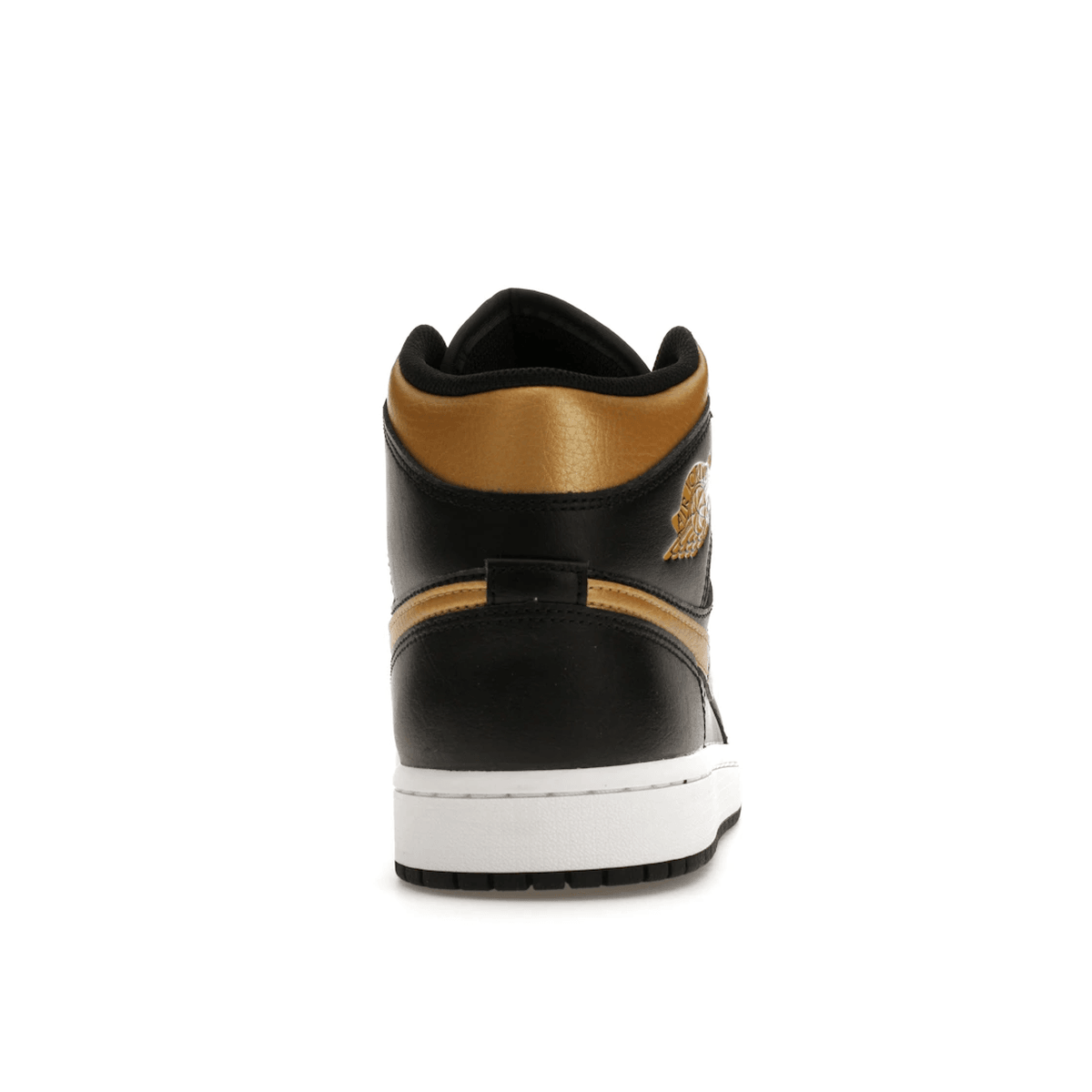 Air Jordan 1 Mid Black Metallic Gold - Sneakerzone