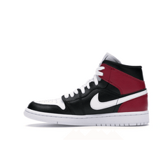 Air Jordan 1 Mid Black Noble Red - Sneakerzone