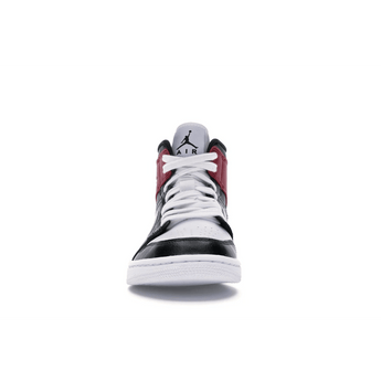 Air Jordan 1 Mid Black Noble Red - Sneakerzone