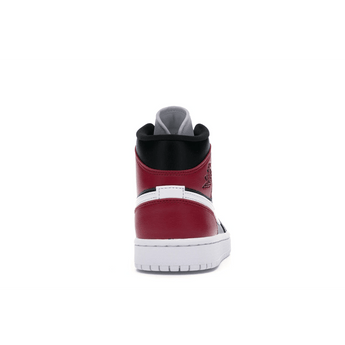 Air Jordan 1 Mid Black Noble Red - Sneakerzone