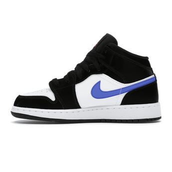 Air Jordan 1 Mid Black Racer Blue White - Sneakerzone