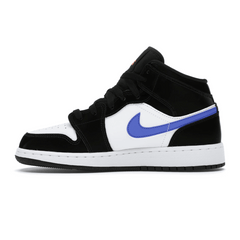 Air Jordan 1 Mid Black Racer Blue White - Sneakerzone