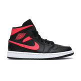 Air Jordan 1 Mid Black Siren Red - Sneakerzone