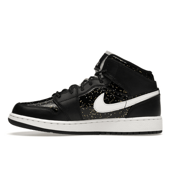 Air Jordan 1 Mid Black Speckle - Sneakerzone