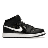 Air Jordan 1 Mid Black Speckle - Sneakerzone