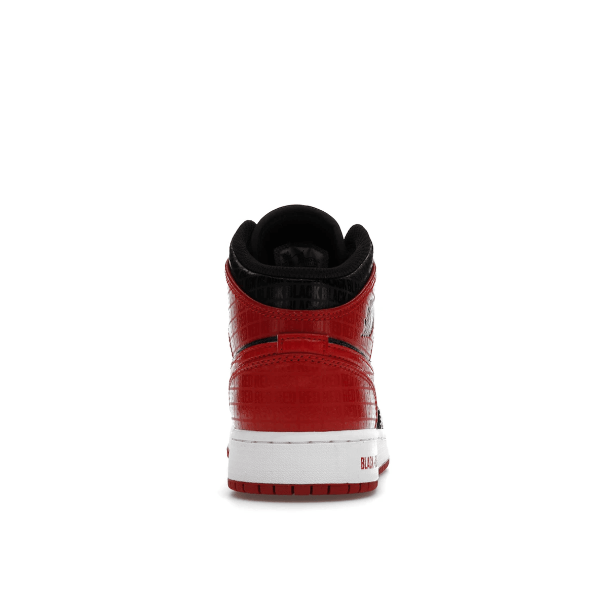 Air Jordan 1 Mid Bred Text - Sneakerzone