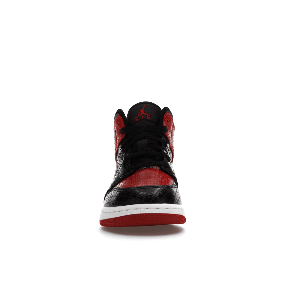 Air Jordan 1 Mid Bred Text - Sneakerzone