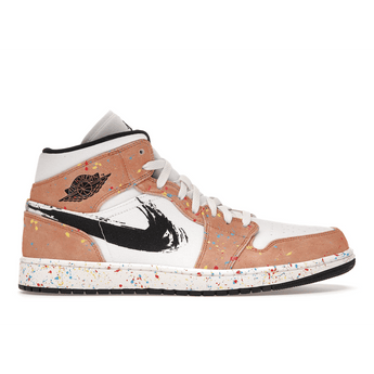 Air Jordan 1 Mid Brushstroke - Sneakerzone
