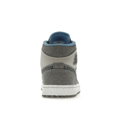 Air Jordan 1 Mid Crater Grey University Blue - Sneakerzone