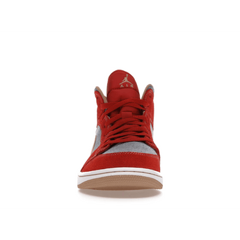 Air Jordan 1 Mid Denim Red - Sneakerzone