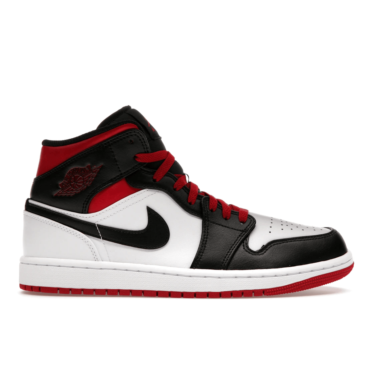 Air Jordan 1 Mid Gym Red Black Toe - Sneakerzone