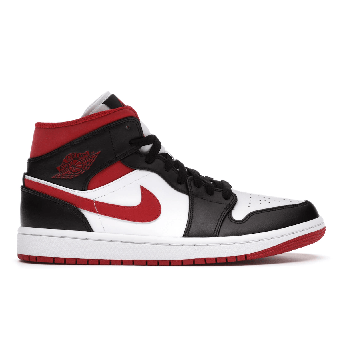 Air Jordan 1 Mid Gym Red Black White - Sneakerzone