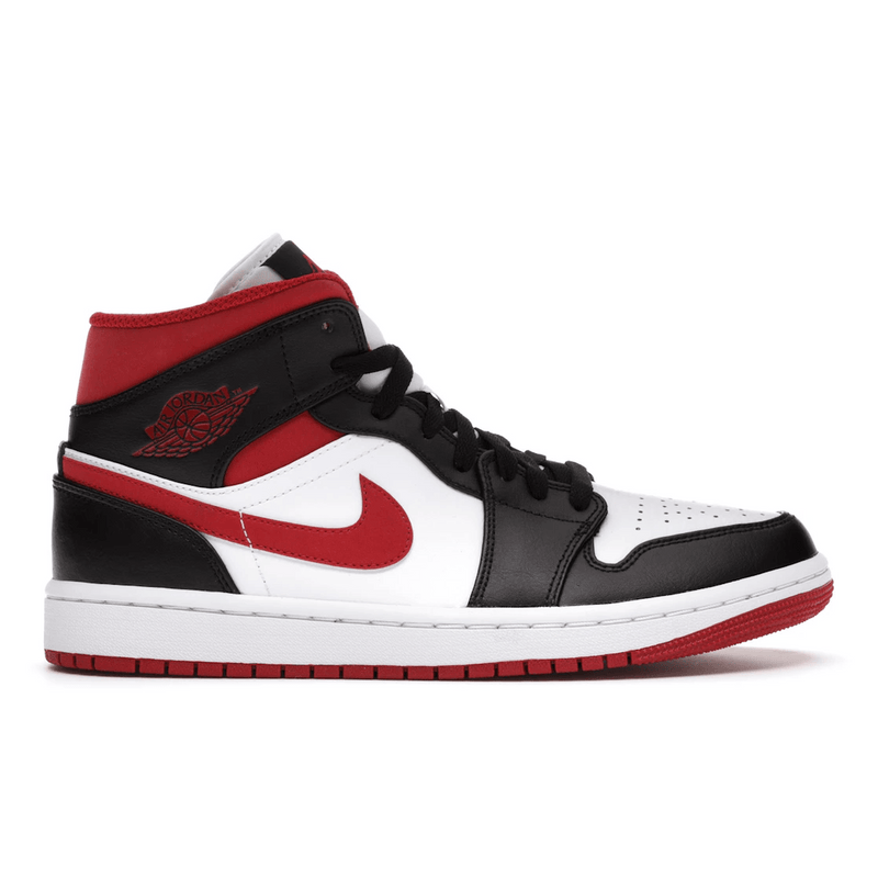 Air Jordan 1 Mid Gym Red Black White product image