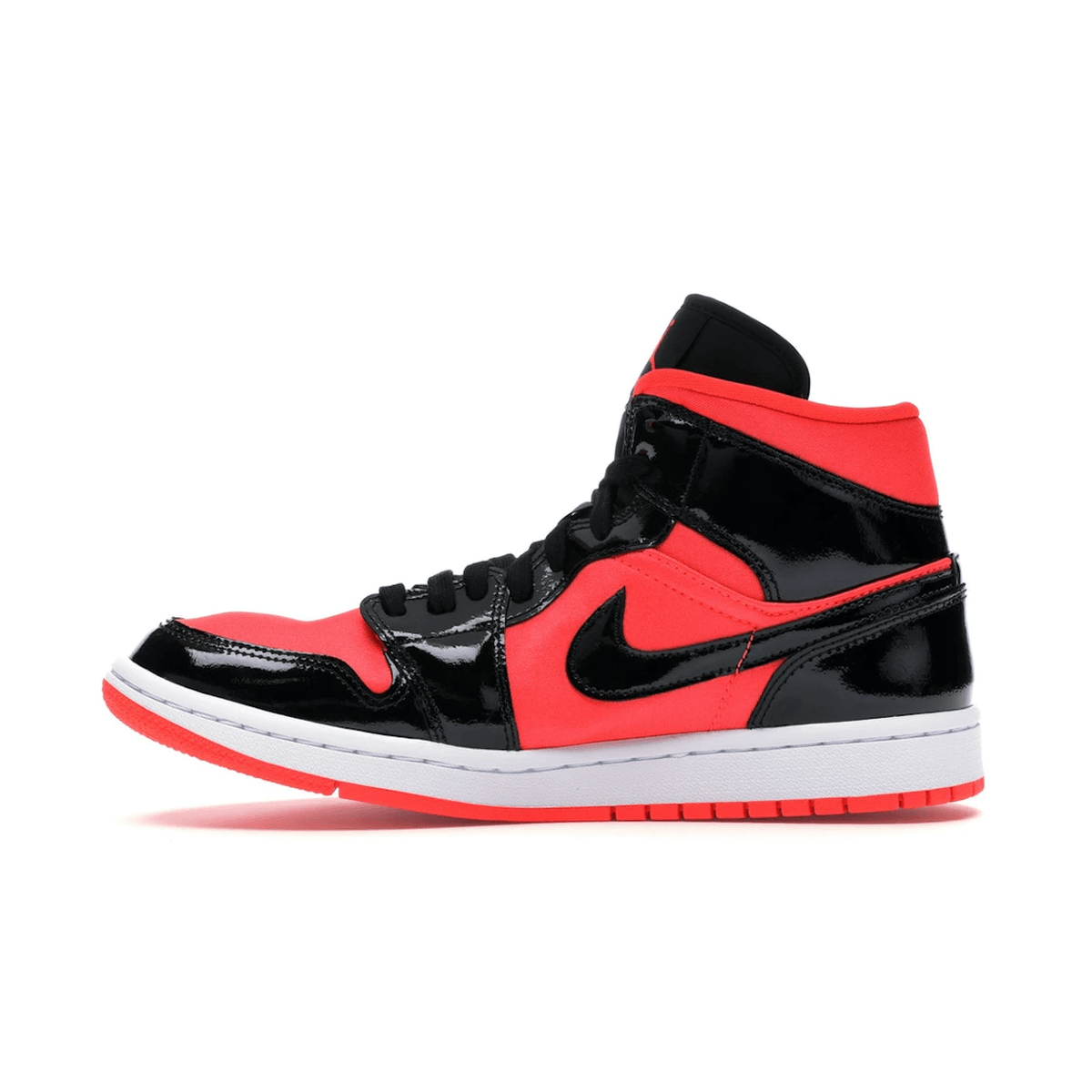Air Jordan 1 Mid Hot Punch Black - Sneakerzone