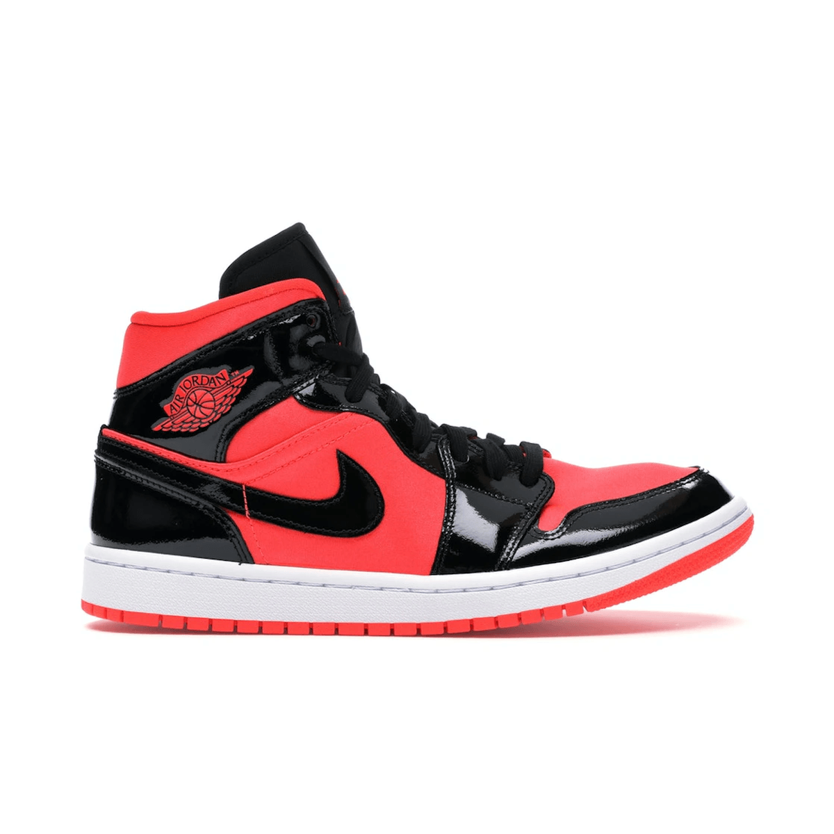 Air Jordan 1 Mid Hot Punch Black - Sneakerzone