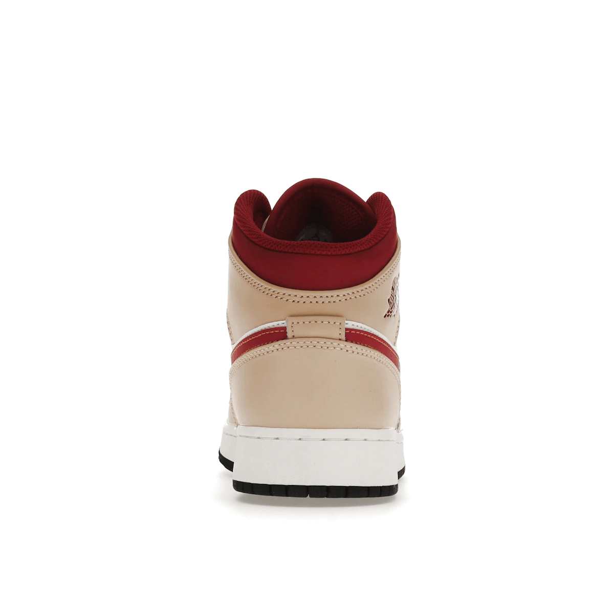 Air Jordan 1 Mid Light Curry Cardinal - Sneakerzone