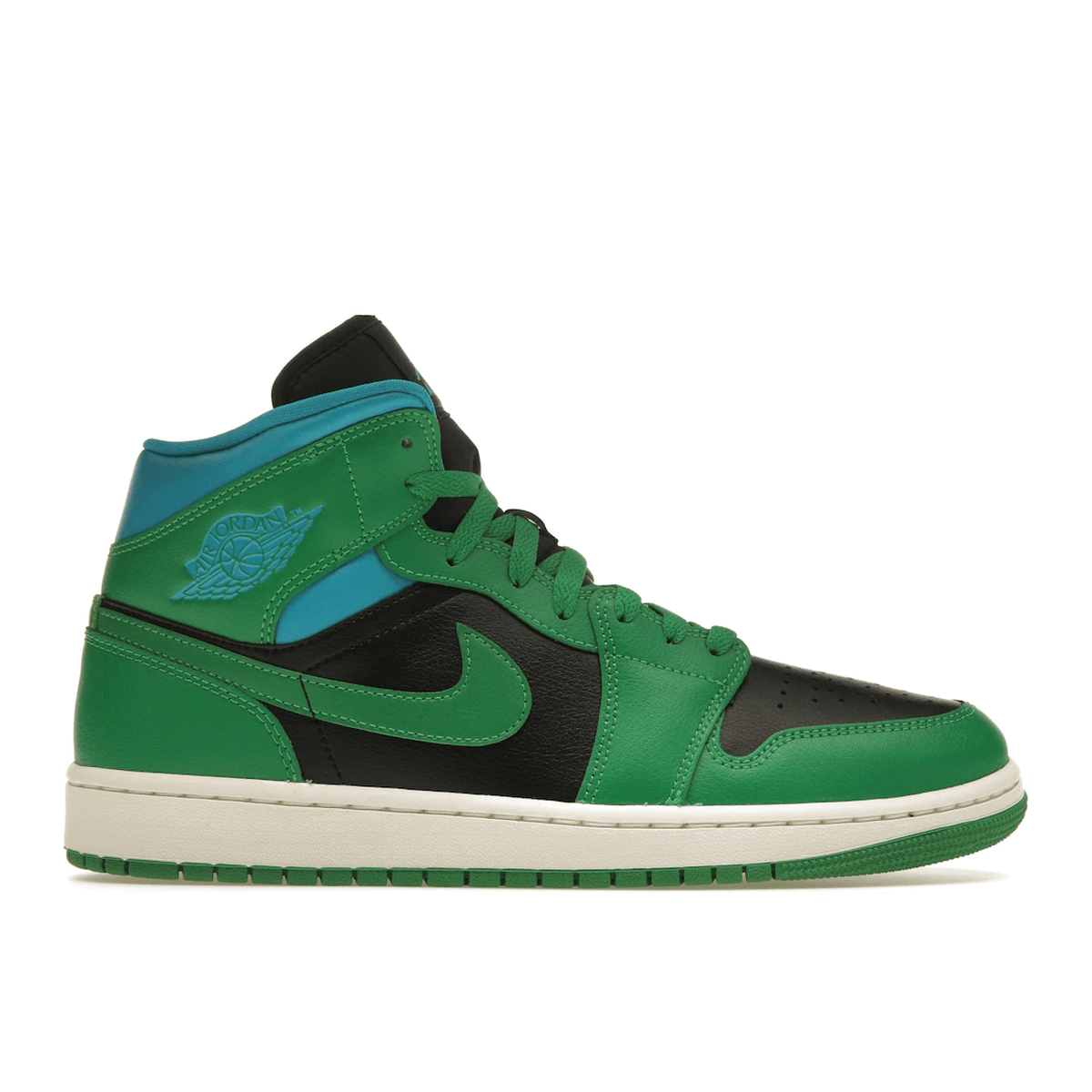 Air Jordan 1 Mid Lucky Green Aquatone - Sneakerzone