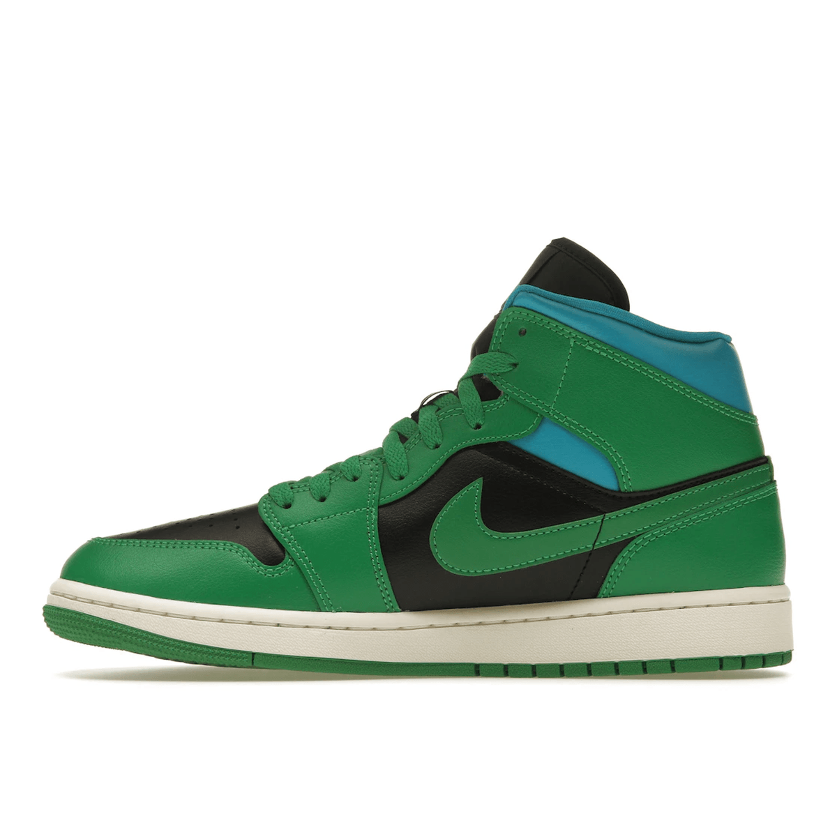 Air Jordan 1 Mid Lucky Green Aquatone - Sneakerzone