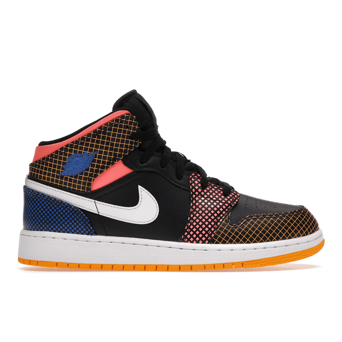 Air Jordan 1 Mid MMD Multi-Color Grid - Sneakerzone