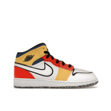Air Jordan 1 Mid Multi-Color Canvas - Sneakerzone