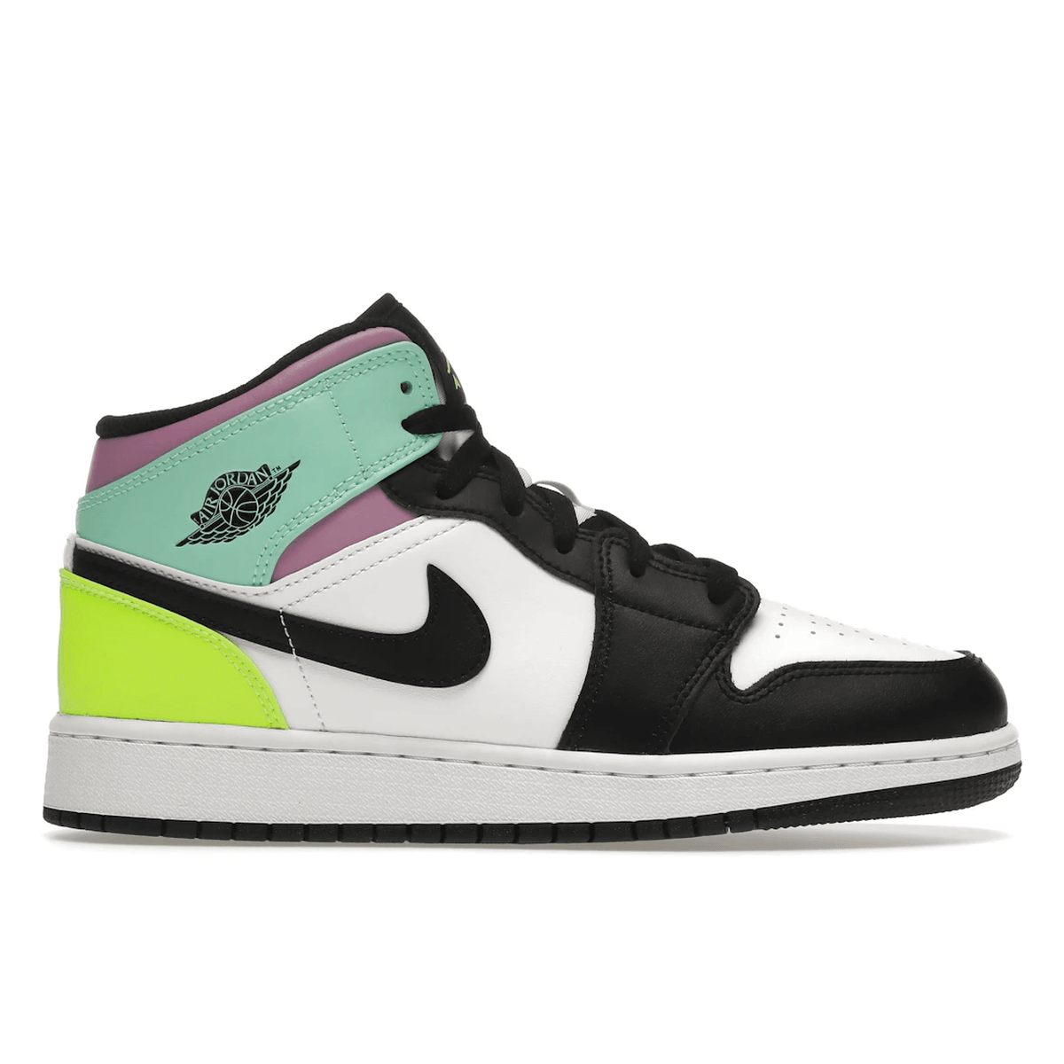 Air Jordan 1 Mid Pastel Black Toe - Sneakerzone