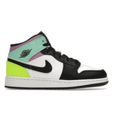 Air Jordan 1 Mid Pastel Black Toe - Sneakerzone