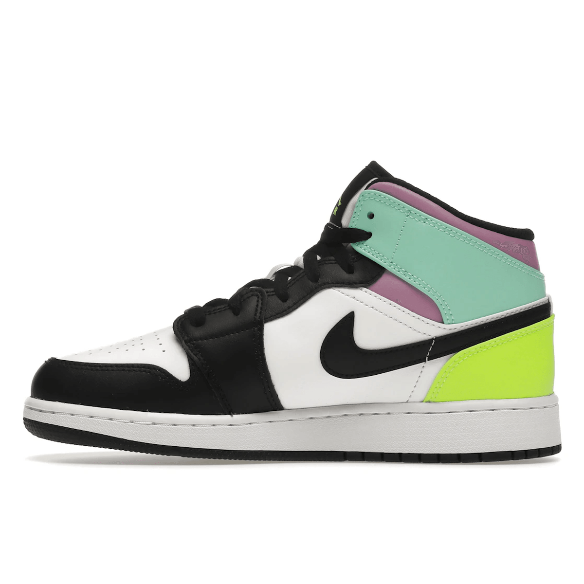 Air Jordan 1 Mid Pastel Black Toe - Sneakerzone
