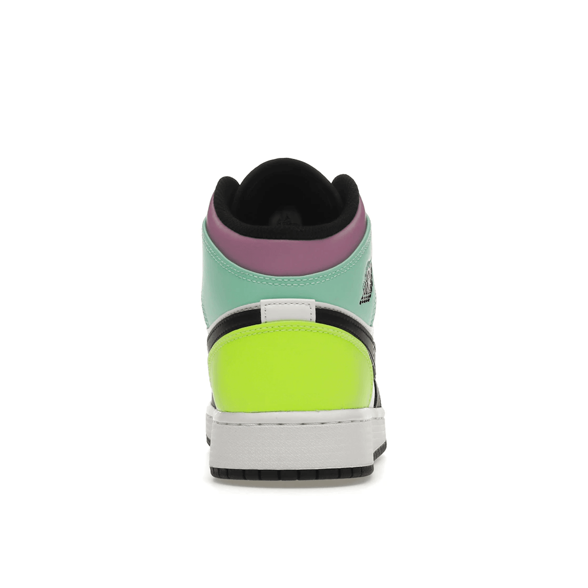 Air Jordan 1 Mid Pastel Black Toe - Sneakerzone