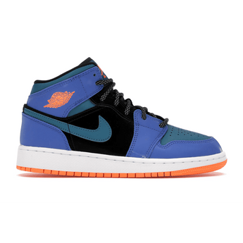 Air Jordan 1 Mid Racer Blue Green Abyss - Sneakerzone