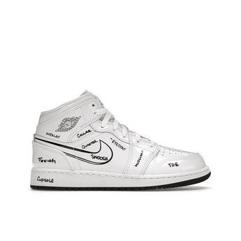 Air Jordan 1 Mid Schematic - Sneakerzone