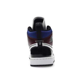 Air Jordan 1 Mid SE Black White Multi-Color - Sneakerzone