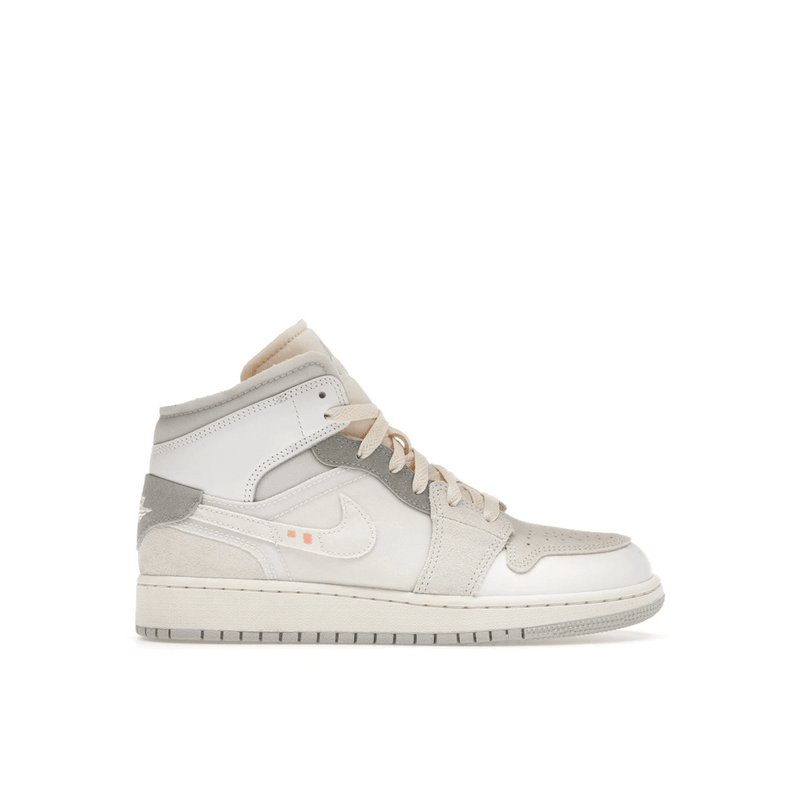 Air Jordan 1 Mid SE Craft Inside Out White Grey product image